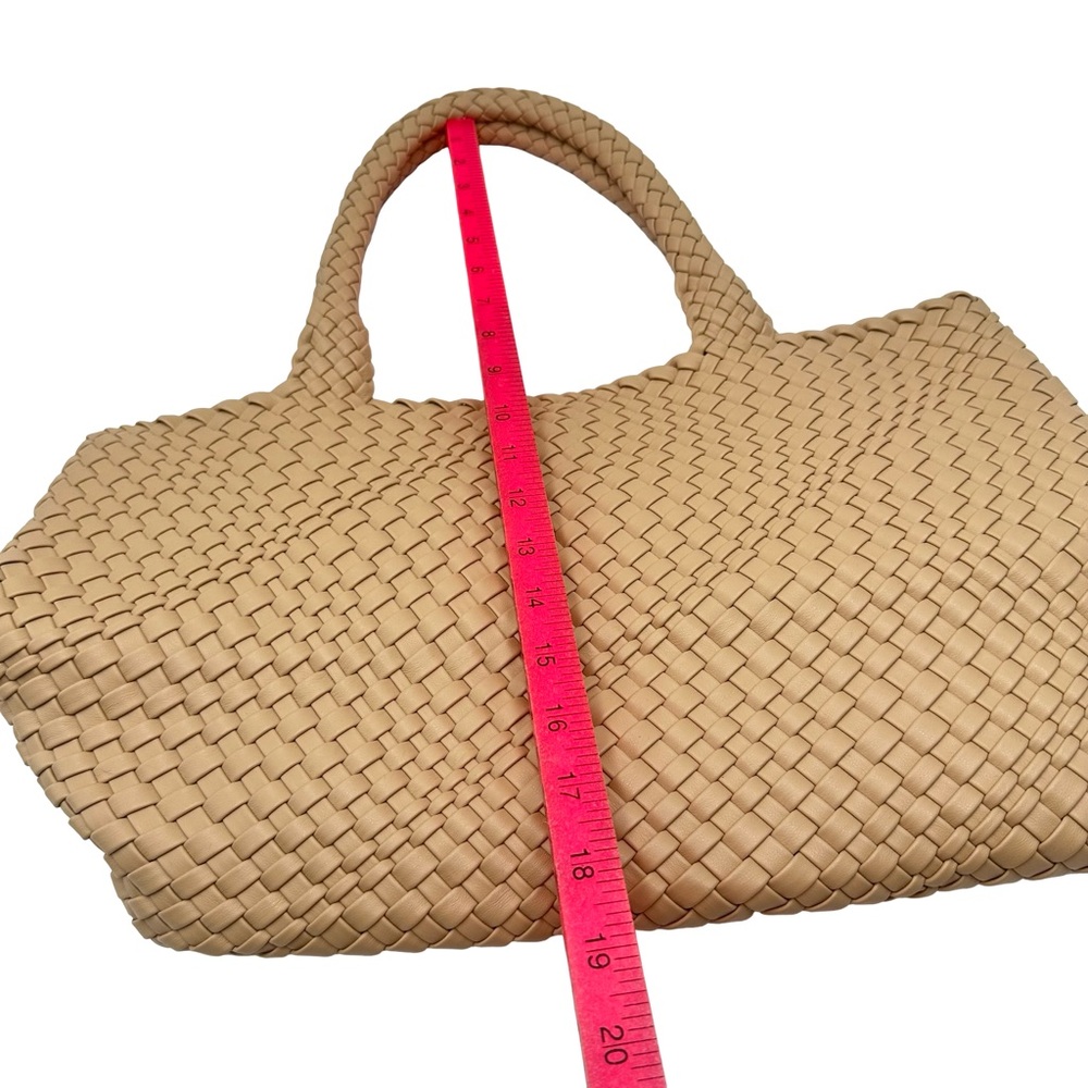 Woven Tote Bag Womens Purse Vegan Leather Shoulder Handbags Fashion Summer Beach - Picture 11 of 17